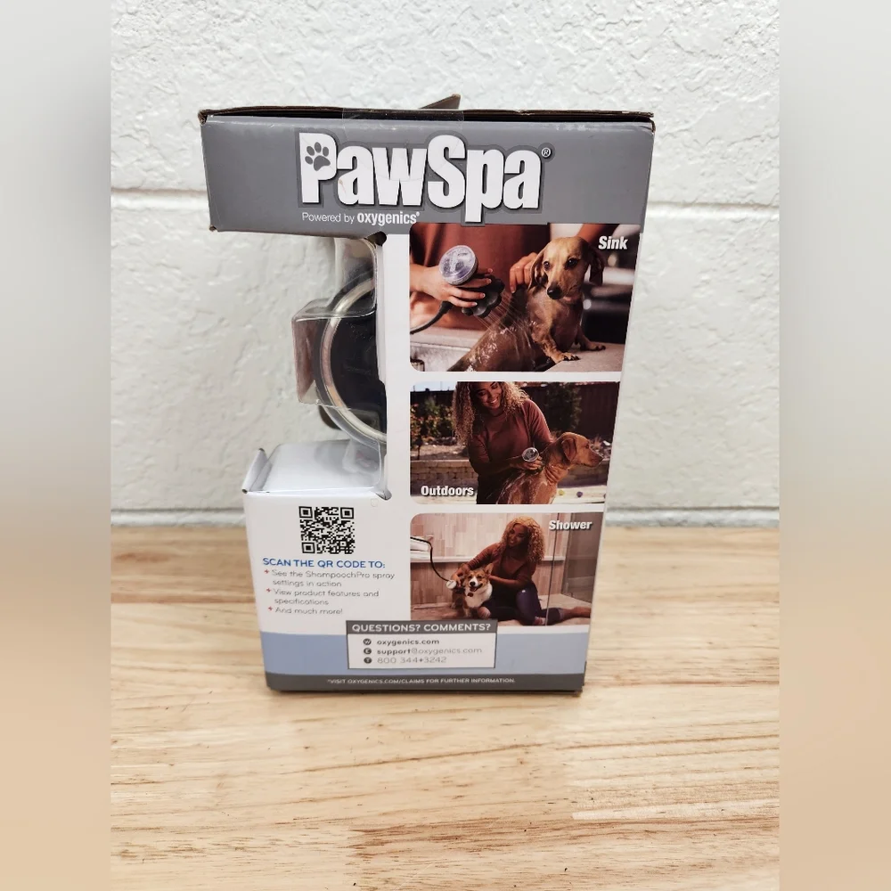 Oxygenics Paw Spa Matte Gray ShampoochPro Model #78166 New Sealed Box